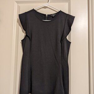 Ann Taylor sleeveless butterfly sleeve blouse size small